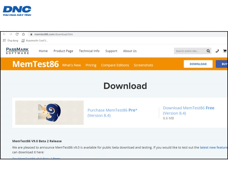 kiem tra loi ram bang phan mem memtest86