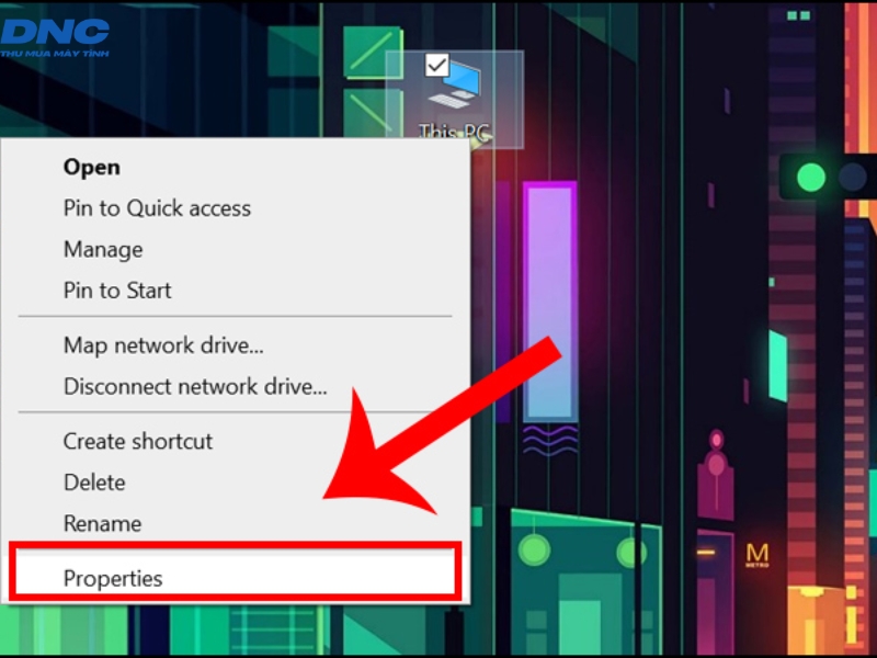 kiem tra thong qua computer properties