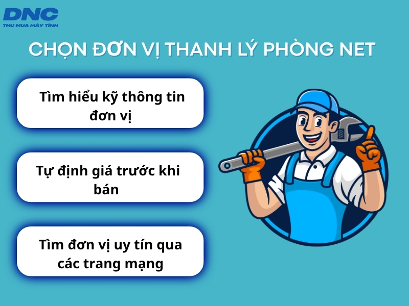 Thanh lý phòng net 