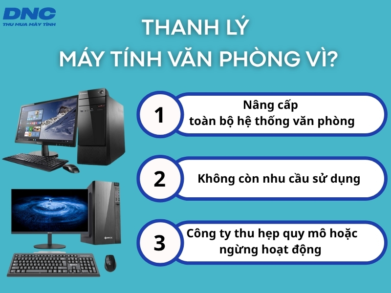 Thanh lý máy tính văn phòng