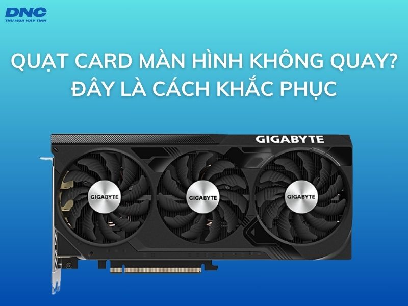 quạt card màn hình không quay