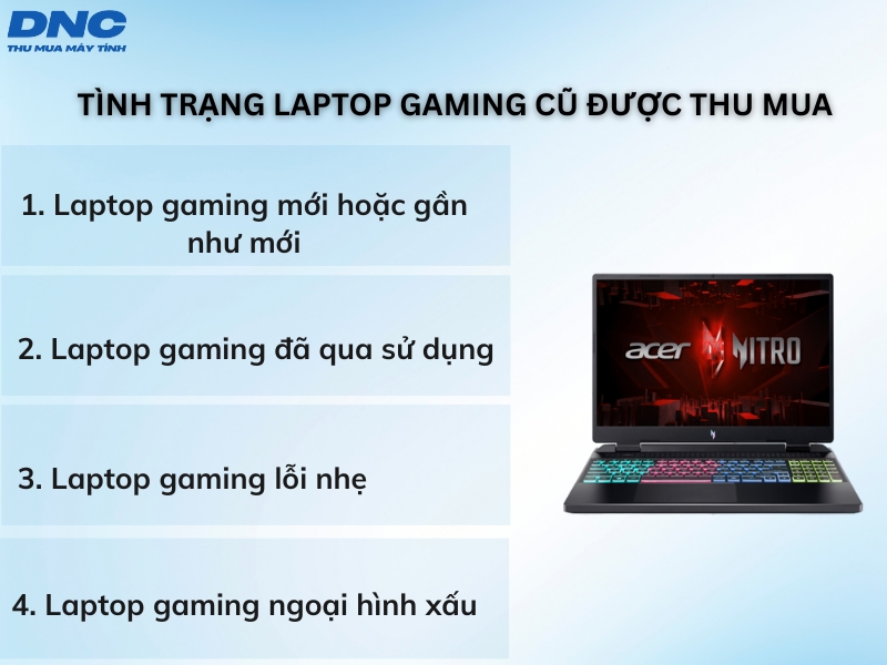 tinh trang laptop gaming duoc thu mua 