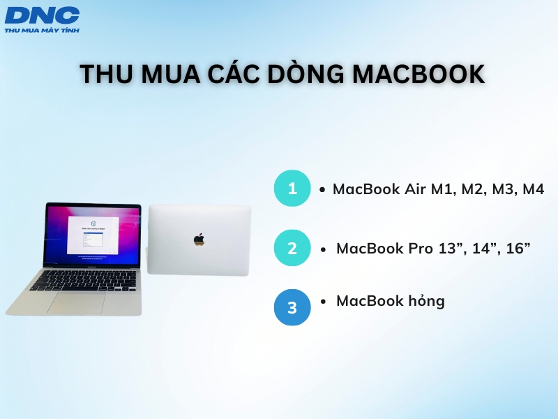 thu mua cac dong macBook